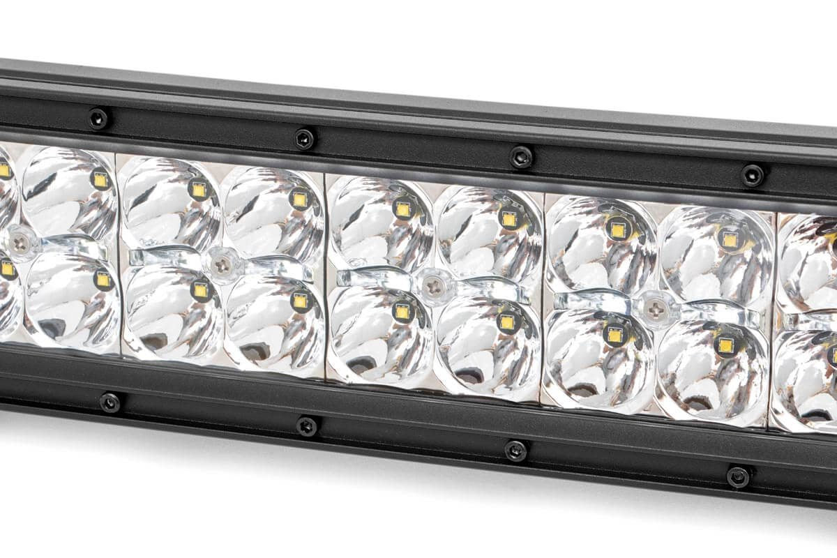 50 Inch Chrome Series LED Light Bar | Curved | Dual Row | Cool White DRL
