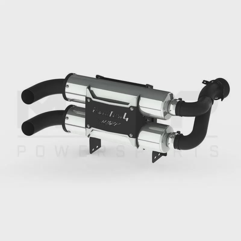 MBRP PowerTech4 Performance Series Dual Slip-On Exhaust – Can-Am Maverick X3