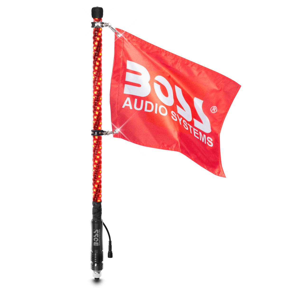 2' Rgb Led Whip Flag