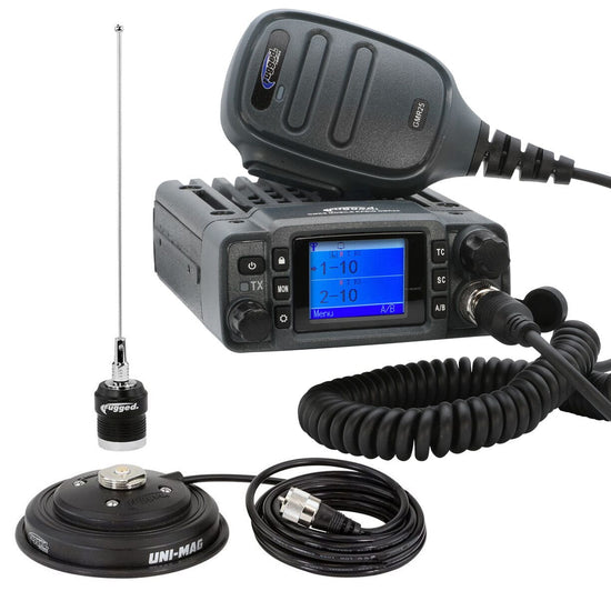 GMR25 Waterproof GMRS Band Mobile Radio with Antenna