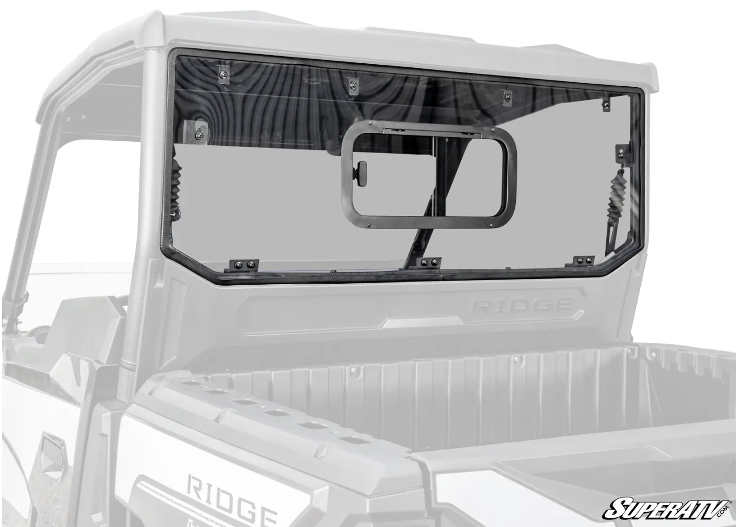 Kawasaki Ridge Sliding Rear Windshield by SuperATV Kawasaki Ridge Sliding Rear Windshield by SuperATV
