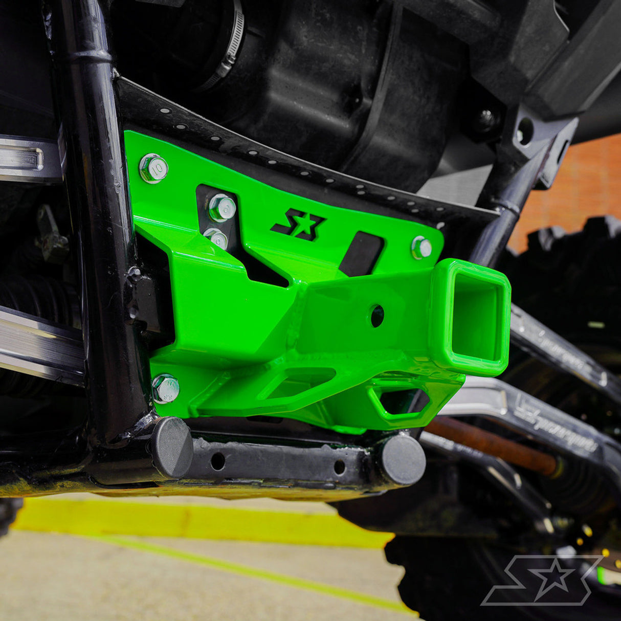 Kawasaki Teryx KRX / H2 2" Hitch Receiver Plate OEM Kawi Green