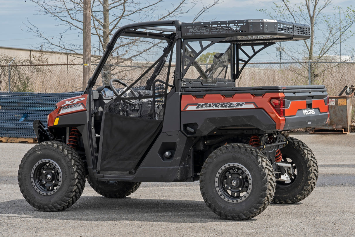 Cargo Rack | Dual 2" Black LED Pairs | Flush Mount | Polaris Ranger 1000/Ranger XP 1000