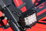 LED Light | Cage Mount | 2" Black Pair | Amber DRL | Honda Talon 1000