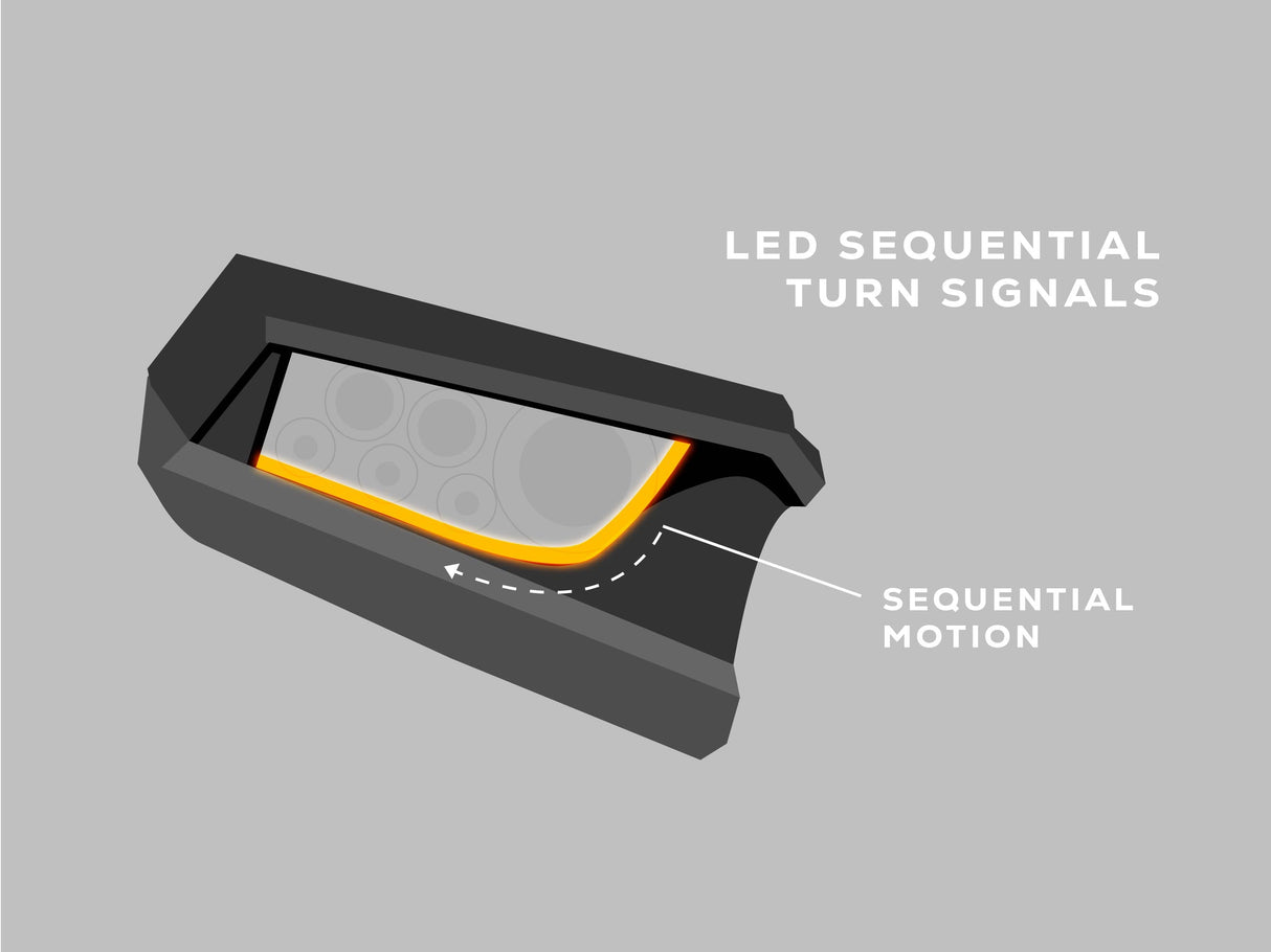 Kawasaki Ridge 2024+ - Fully Integrated LED Sequential Signal Kit