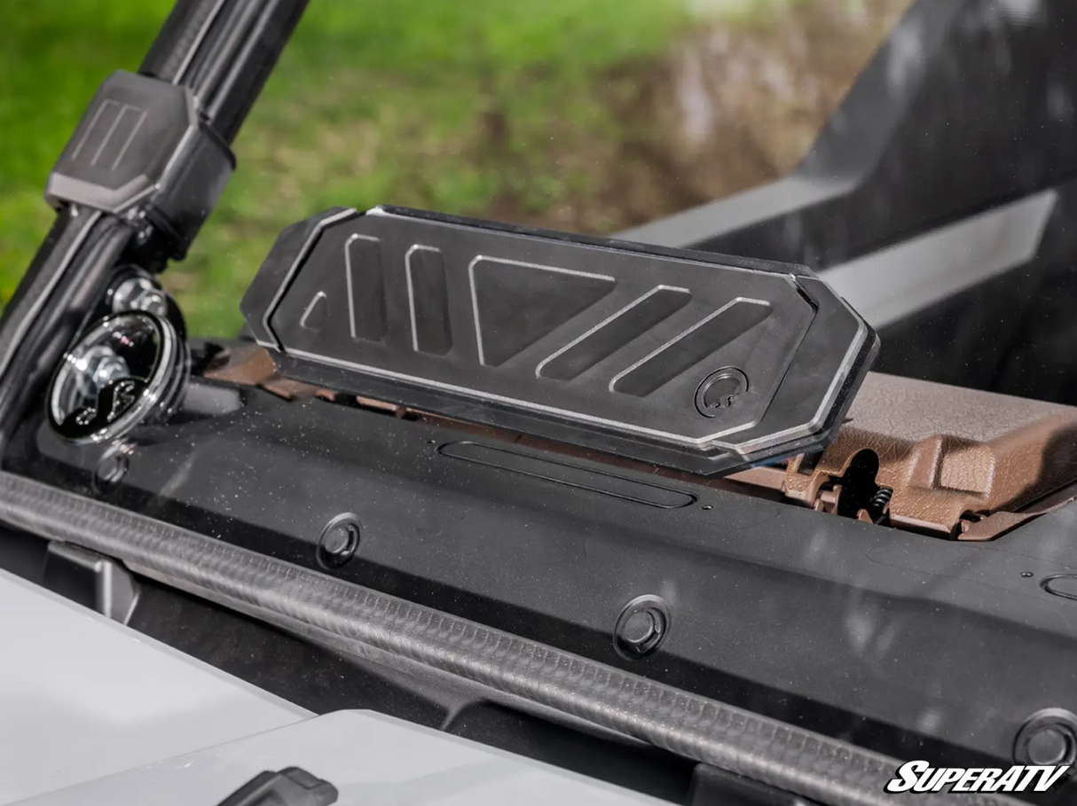 KAWASAKI RIDGE SCRATCH-RESISTANT VENTED FULL WINDSHIELD by Super ATV