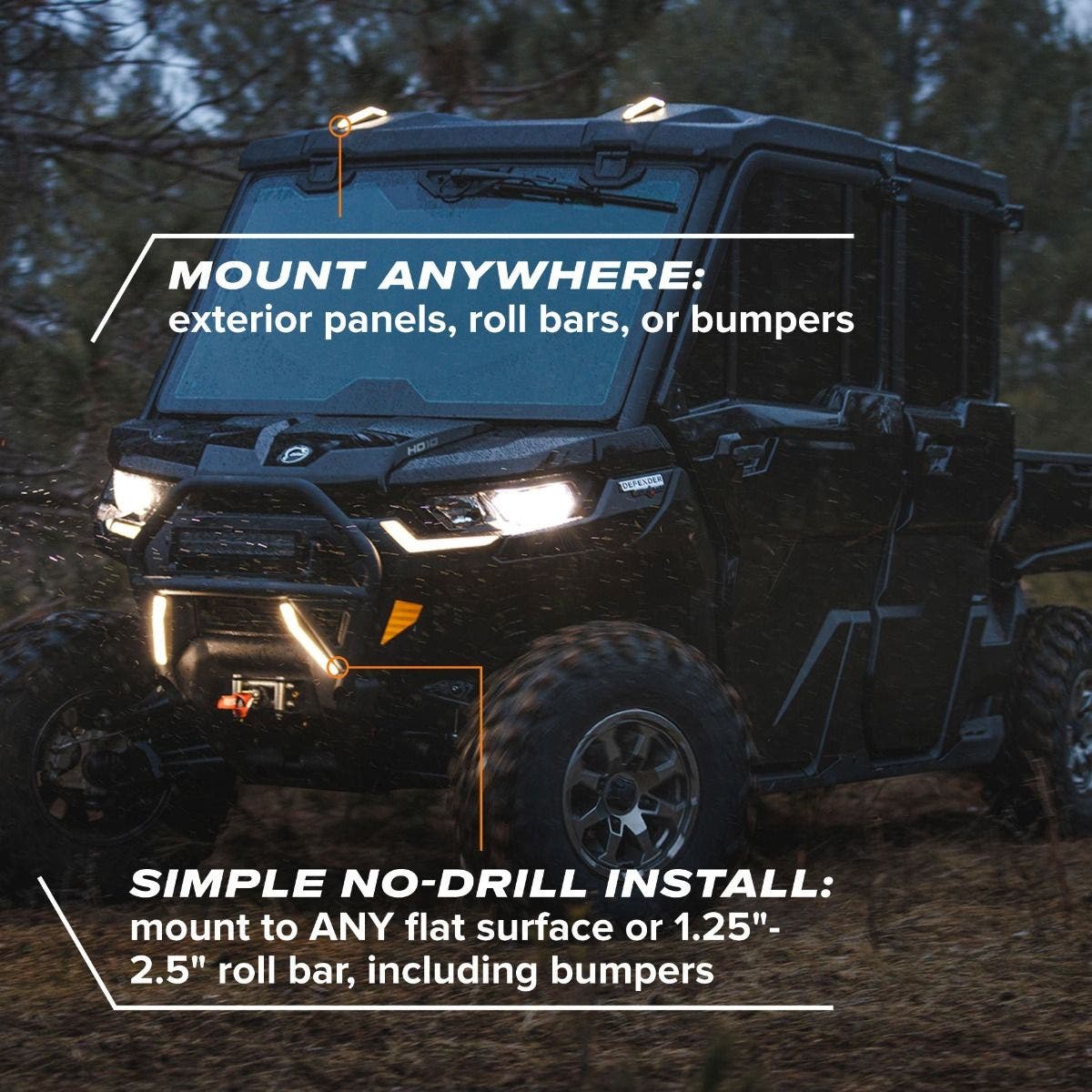 Kawasaki Ridge 2024+ APEX Turn Signal Kit – Plug & Play, Ultra