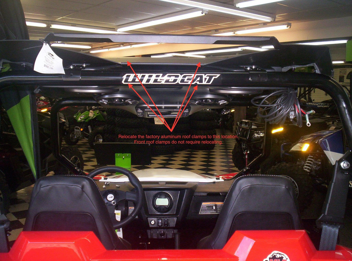 Arctic Cat Wildcat Trail and Sport Weather Proof Overhead Bluetooth iPod 4 Speaker System - AWESOMEOFFROAD.COM