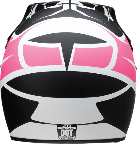 Z1R Child Rise Helmet - Flame - Pink - L/XL 0111-1438 - AWESOMEOFFROAD.COM