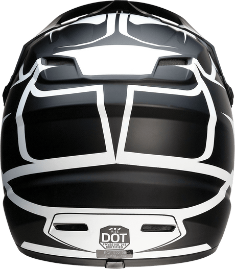 Z1R Youth Rise Helmet - Flame - Black - Large 0111-1441 - AWESOMEOFFROAD.COM