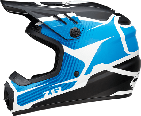 Z1R Youth Rise Helmet - Flame - Blue - Small 0111-1448 - AWESOMEOFFROAD.COM