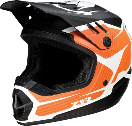 Z1R Youth Rise Helmet - Flame - Orange - Large 0111-1444 - AWESOMEOFFROAD.COM