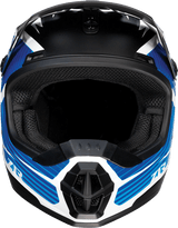 Z1R Youth Rise Helmet - Flame - Blue - Medium 0111-1449 - AWESOMEOFFROAD.COM