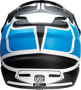 Z1R Youth Rise Helmet - Flame - Blue - Medium 0111-1449 - AWESOMEOFFROAD.COM