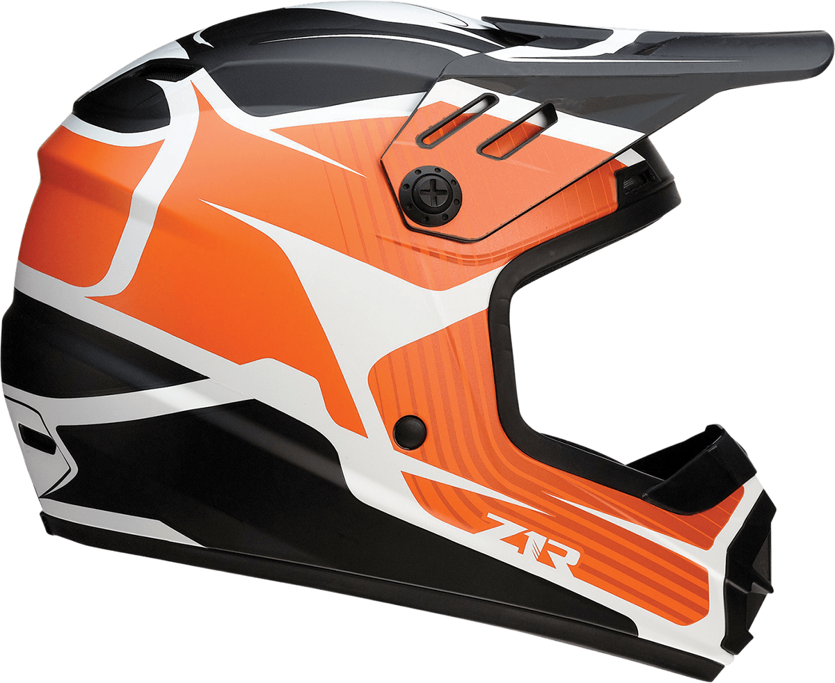 Z1R Youth Rise Helmet - Flame - Orange - Small 0111-1442 - AWESOMEOFFROAD.COM