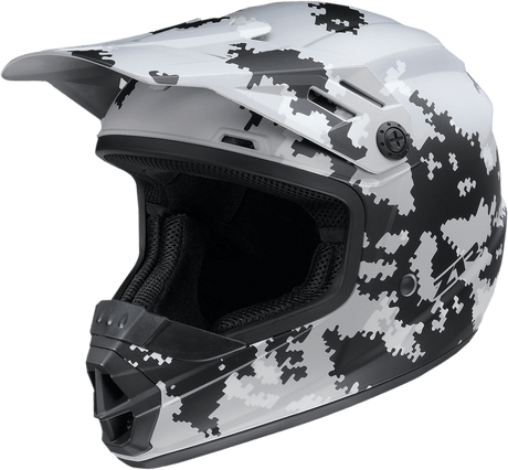 Z1R Youth Rise Helmet - Digi Camo - Gray - Large 0111-1456 - AWESOMEOFFROAD.COM