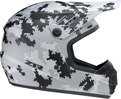 Z1R Youth Rise Helmet - Digi Camo - Gray - Small 0111-1454 - AWESOMEOFFROAD.COM