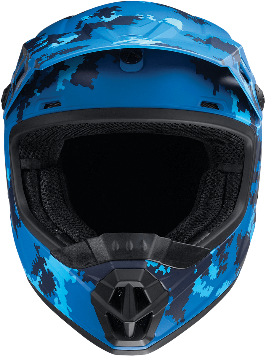 Z1R Youth Rise Helmet - Digi Camo - Blue - Large 0111-1465