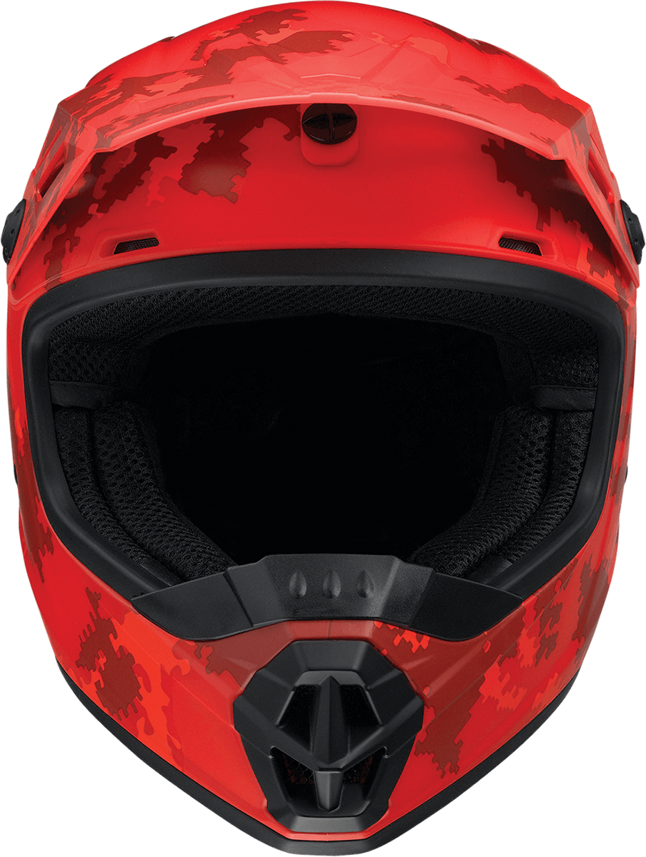 Z1R Youth Rise Helmet - Digi Camo - Red - Large 0111-1462 - AWESOMEOFFROAD.COM