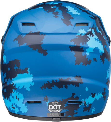 Z1R Youth Rise Helmet - Digi Camo - Blue - Large 0111-1465 - AWESOMEOFFROAD.COM