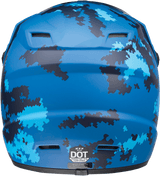 Z1R Youth Rise Helmet - Digi Camo - Blue - Small 0111-1463 - AWESOMEOFFROAD.COM