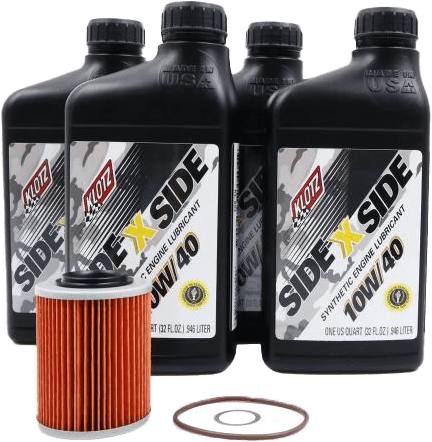 Side X Side Oil Change Kit 10w40 With Oil Filter Can Am