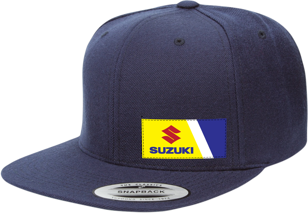 FACTORY EFFEX Suzuki Wedge Hat - Navy 23-86400