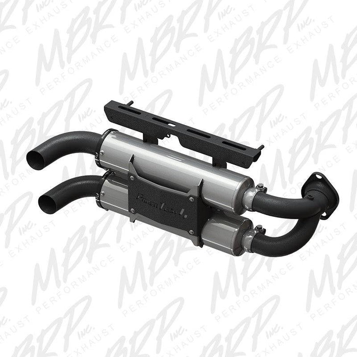 MBRP Slip-on system Dual Stack Performance Muffler for Polaris RZR 1000 XP - AWESOMEOFFROAD.COM