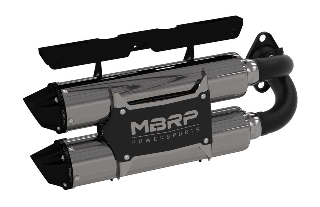 MBRP Dual Slip-on Performance Muffler for Polaris RZR XP - AWESOMEOFFROAD.COM