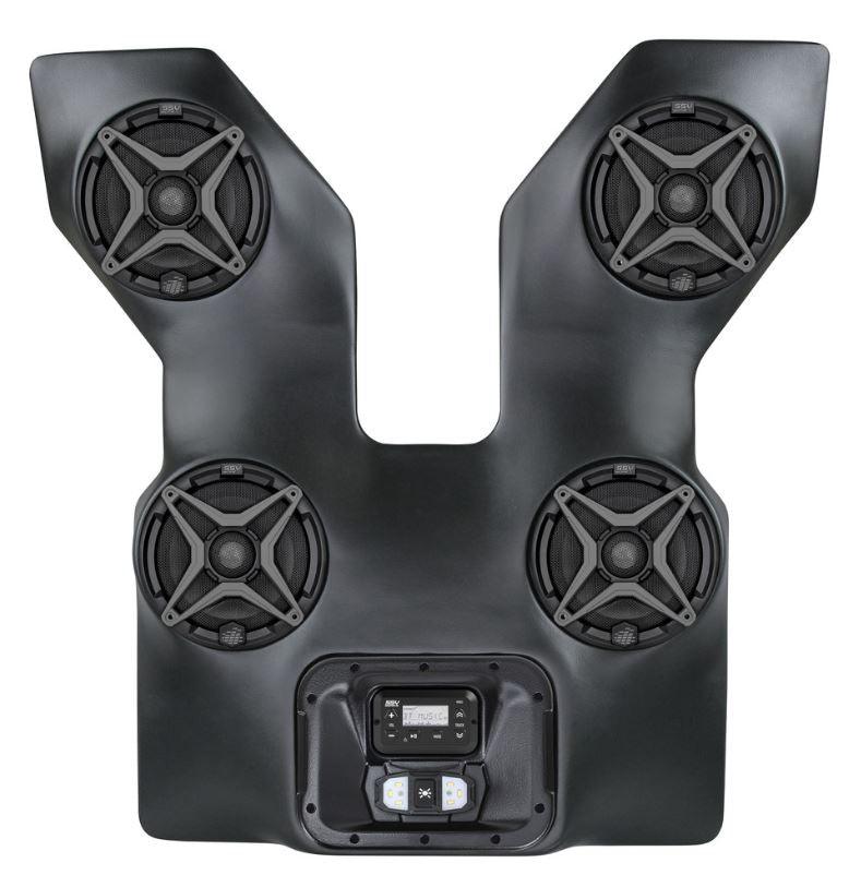 Arctic Cat Wildcat Trail and Sport Weather Proof Overhead Bluetooth iPod 4 Speaker System - AWESOMEOFFROAD.COM