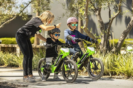 2023 Kawasaki Elektrode Electric Balance Bike - AWESOMEOFFROAD.COM