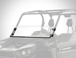 Arctic Cat/Textron Off Road Half Windshield Stampede & Havoc - AWESOMEOFFROAD.COM