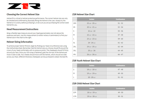 Z1R Child Rise Helmet - Flame - Blue - L/XL 0111-1436 - AWESOMEOFFROAD.COM